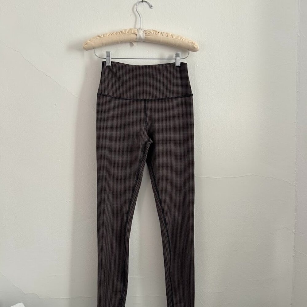 Alo Yoga Jacquard High-Waist Houndstooth Legging M